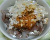 鯵刺でなめろう作り方1写真