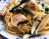 簡単！和風♡ベーコンと小松菜のパスタ作り方5写真
