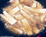 太いごぼうチップスを梅ダレで作り方4写真