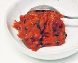 太いごぼうチップスを梅ダレで作り方1写真