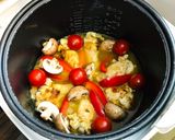 失敗知らず☆炊飯器パエリア＊カレー風味作り方6写真