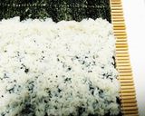 きゅうりのキューちゃん入りキムパ風巻き♪作り方8写真