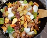 【郷土食】さつまいもとヤーコンの酢豚風作り方6写真