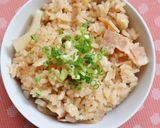 簡単で絶品！ベーコンと大根の炊き込みご飯作り方4写真