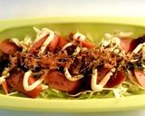 キャベツとウインナーでお好み焼き風カップ作り方7写真