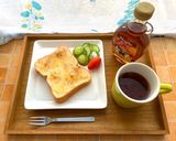 チーズ蒸しケーキの☆メープルシロップ焼き作り方6写真