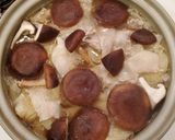 ぶりのあらと焼き長ねぎの出汁お鍋作り方3写真