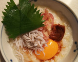 しらすとみょうがのせ卵かけご飯作り方5写真