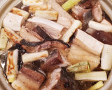 ぶりのあらと焼き長ねぎの出汁お鍋作り方5写真