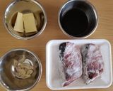 ブリのガーリックバターしょうゆ照り焼き作り方1写真