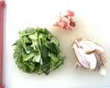 旬を楽しむ♪美味しい焼ビーフン～春菊～作り方2写真