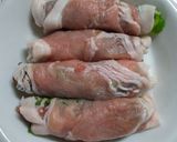 巻いて巻いて！野菜のロールカツ♪作り方2写真