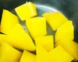 さつまいも入り白玉ぜんざい風作り方1写真