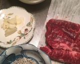 牛ハラミのネギ塩鉄板焼き作り方1写真