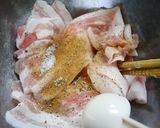 レンジで簡単！豚バラレタスミルフィーユ作り方1写真