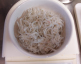 しらすと彩り野菜の卵とじ作り方1写真
