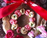 クリスマスに♡フラワーリースクッキー作り方7写真