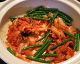 【熱々鍋】鯖缶で旨辛キムチ鍋作り方2写真
