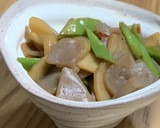 はやと瓜と油揚げの炒め物作り方14写真