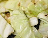 キャベツだけの●あまから生姜焼き作り方1写真