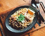 サンマの和風パスタ❤️柚子風味作り方6写真