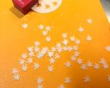 秋 紅葉弁当 モミジいっぱい イチョウ作り方1写真