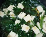 ☆ほうれん草・高野豆腐の中華スープ☆作り方3写真