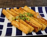お手軽&簡単☆厚揚げのめんつゆバター焼き作り方4写真