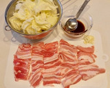 【時短10分】キャベツと豚肉の黒胡椒炒め作り方1写真