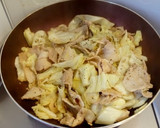 【時短10分】キャベツと豚肉の黒胡椒炒め作り方4写真