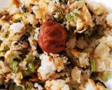 おみ漬け炒飯…梅干し添え作り方5写真