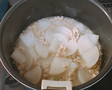 白だしで染み旨♡大根と鶏そぼろのとろみ煮作り方4写真