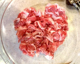 豚しゃぶしゃぶ肉と舞茸のみぞれ煮♪レンジ作り方2写真