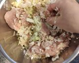 キャベツのつくねバーグ作り方4写真