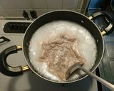 楽しアク取り☆牛スジの下ごしらえ:炊飯器作り方3写真