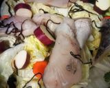 フライパンで白菜とタラの塩こんぶ蒸し作り方2写真