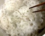 レンコンのたたき梅和え作り方3写真
