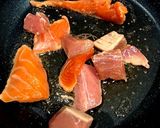 余った刺身や切り落しの刺身でフリカケ!作り方1写真