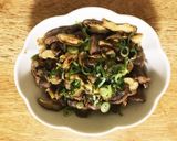 塩麹と砂肝のキノコ炒め作り方9写真