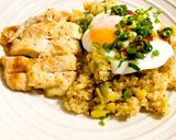 簡単リメイク♡ 残りカレーでカレー炒飯作り方3写真