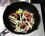 白菜とチーズdeパスタ作り方4写真