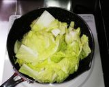 白菜とチーズdeパスタ作り方5写真