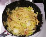 白菜とチーズdeパスタ作り方9写真