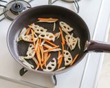 根菜たっぷり☆焼肉のたれではるさめ炒め作り方5写真