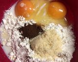 レンジで作るチョコバナナくるみケーキ作り方1写真