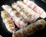 きりたんぽの肉巻おにぎり★めんつゆで簡単作り方3写真