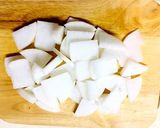 鶏モモほろほろ大根煮作り方1写真
