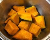 かぼちゃと干し葡萄の甘煮作り方4写真