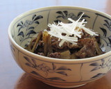 牛こま切れ肉とごぼうのきんぴら作り方4写真