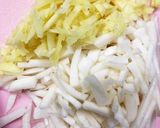 簡単大根と生姜の佃煮♡大根の皮消費♡作り方1写真